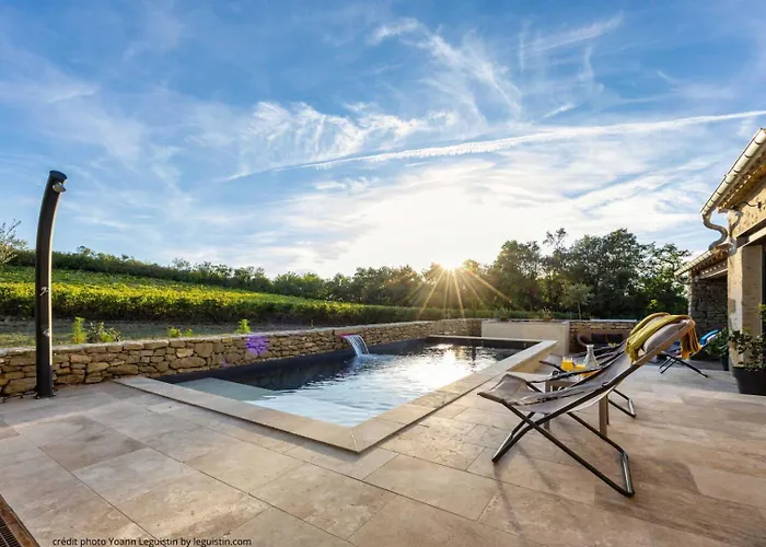 De L'ecluse Feriehus Caux-et-Sauzens